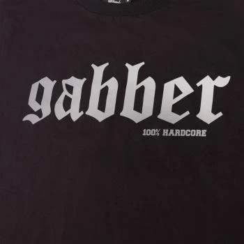 Gabber T-shirt silver