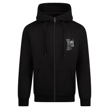 Preview: 100% Hardcore Hooded Zipper "Negative" Schwarz