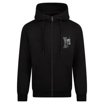 100% Hardcore Hooded Zipper "Negative" Schwarz
