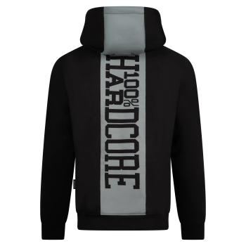 Preview: 100% Hardcore Hooded Zipper "Negative" Schwarz