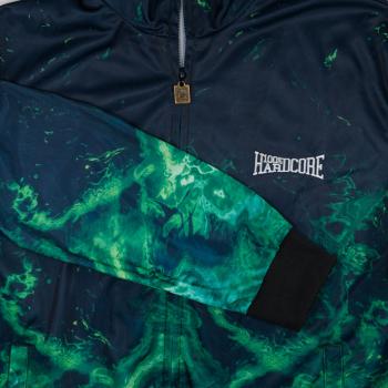 Preview: 100% Hardcore Trainingsjacke "Green Flame"