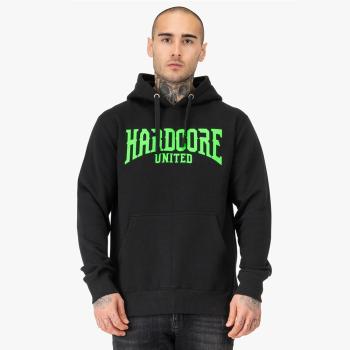Preview: Hardcore United Kapuzensweatshirt "Cory" schwarz/gruen