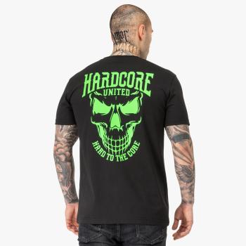 Preview: Hardcore United T-Shirt "Skully" Schwarz/Gruen