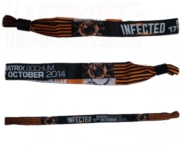 INFECTED FESTIVAL WRISTBAND 17.10.2014