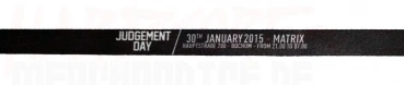 Judgement Day "2015" Wristband