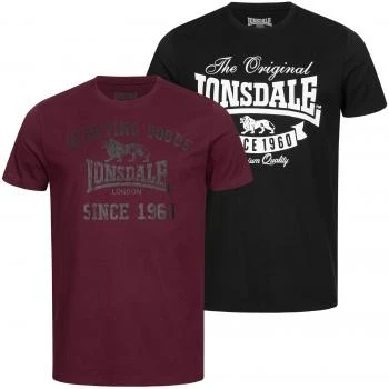 Lonsdale T-Shirt Doppelpack "Torbay"