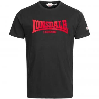 Lonsdale T-Shirt "one tone" schwarz/rot