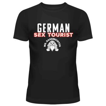 Preview: Mr. Bassmeister "German Tourist" (XS/S/XL) Premium T-Shirt Preview: Mr. Bassmeister "German Tourist" (XS/S/XL) Premium T-Shirt