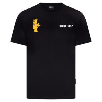 Preview: Paul Elstak T-Shirt "Wanna Play Taping" schwarz