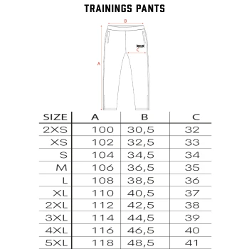 100% Hardcore Trainingshose "Essential" rot