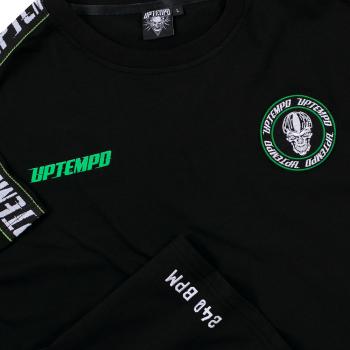 uptempo hardcore t-shirt speed detail