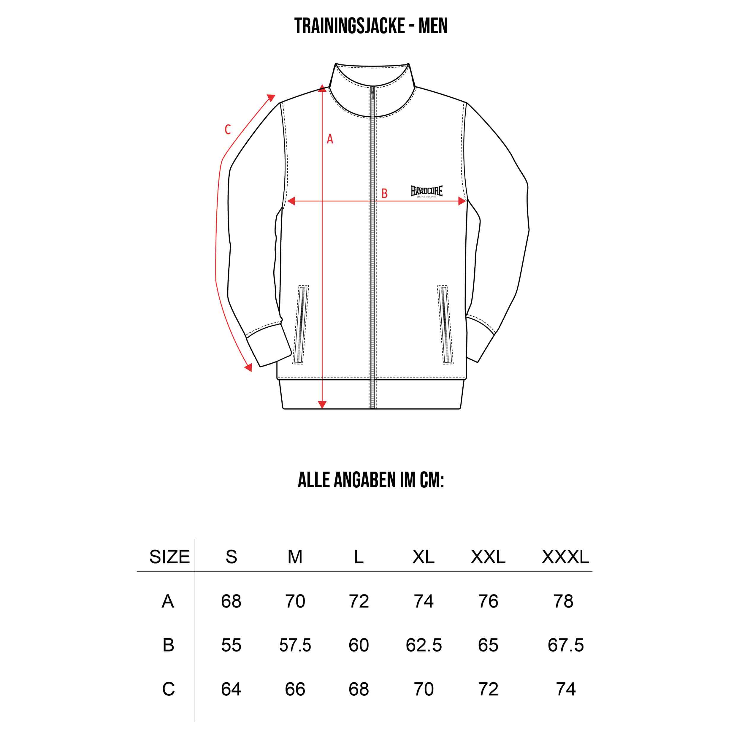 Hardcore-Merchandise.de - 100% Hardcore Trackjacket 