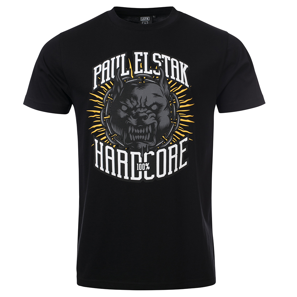 Hardcore Merchandise 100 hardcore Paul elstak t Shirt rage black