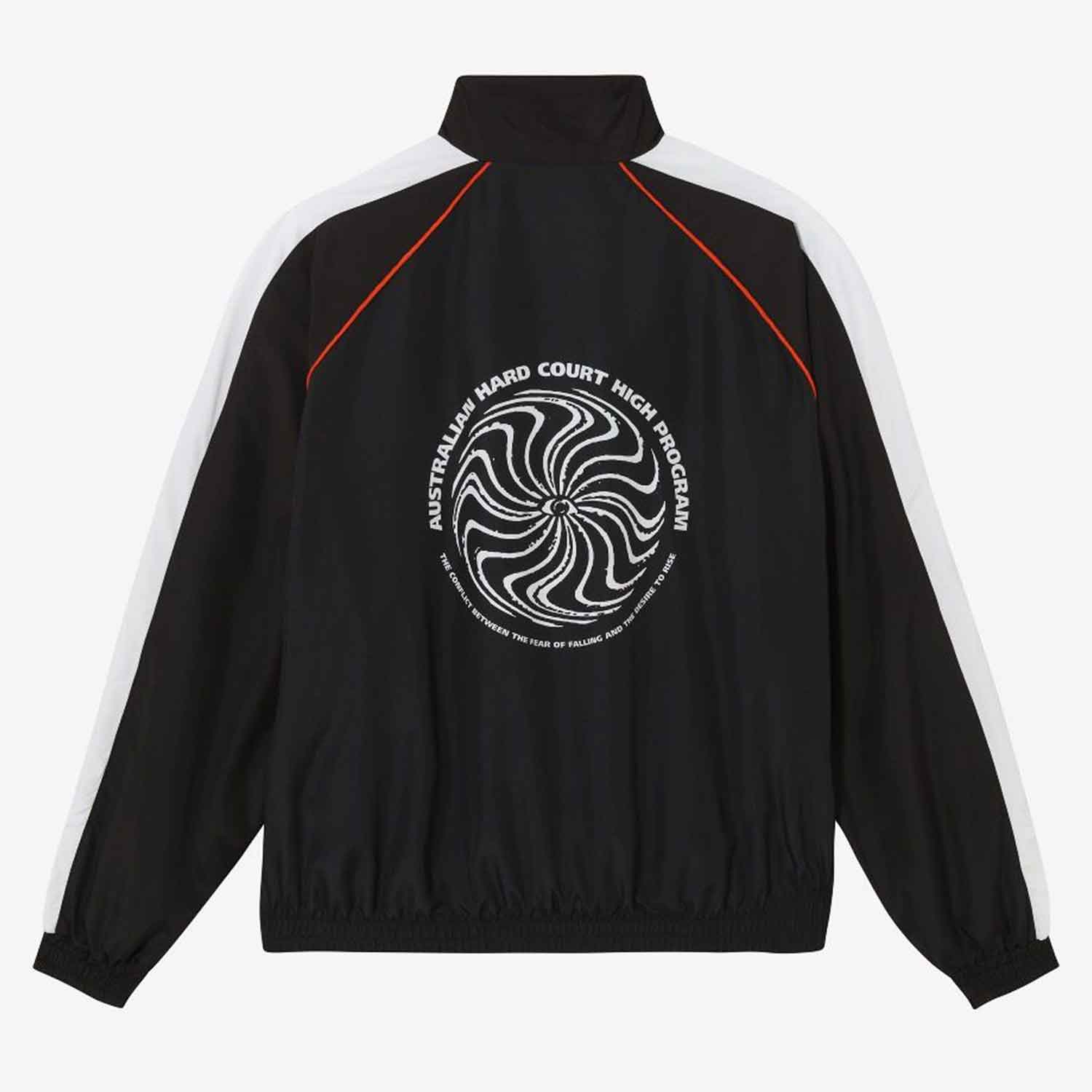 Hardcore Merchandise Australian Trackjacket Hard Court black white