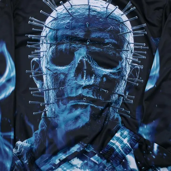100 Procent Hardcore Trackjacket Pinhead detail