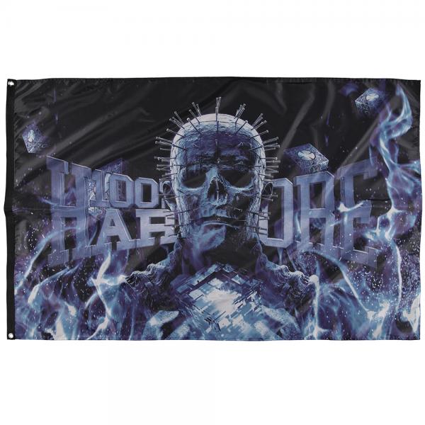 100% Hardcore Pinhead Fahne
