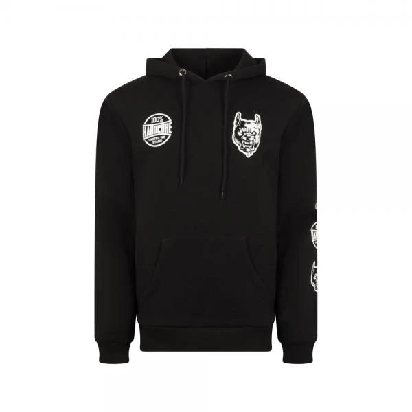 100% hardcore hoodie vorne