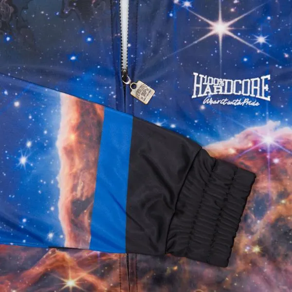 100% Hardcore Trackjacket "Into Space" blue (3XL)