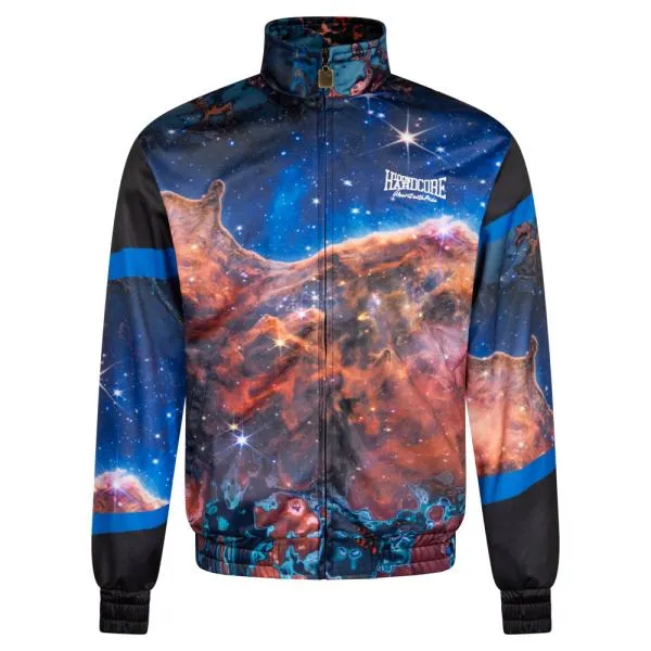 100% Hardcore Trackjacket "Into Space" blue (3XL)