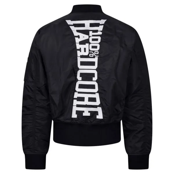 100% Hardcore Bomberjacke "Vertical" Schwarz