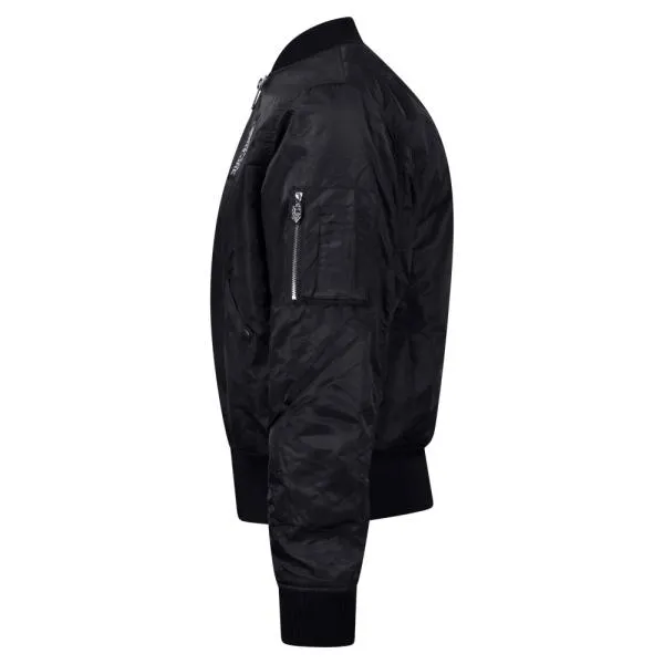 100% Hardcore Bomberjacke "Vertical" Schwarz