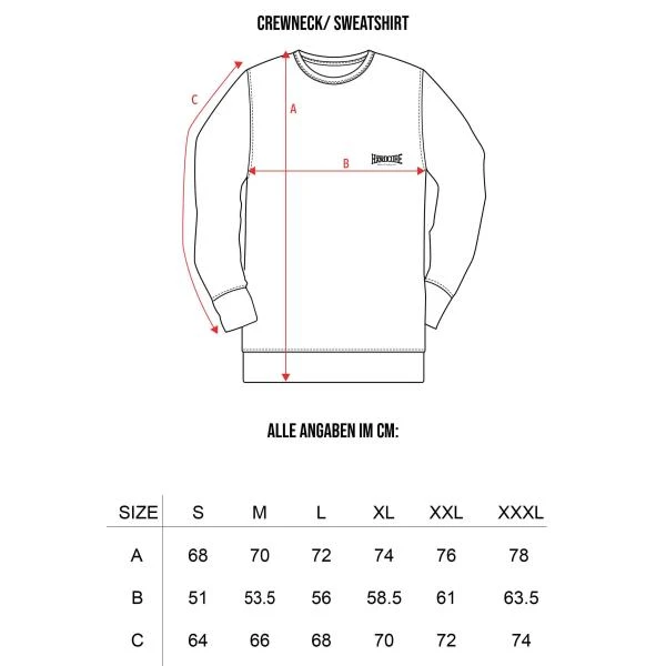 100% Hardcore Crewneck "College 2003"
