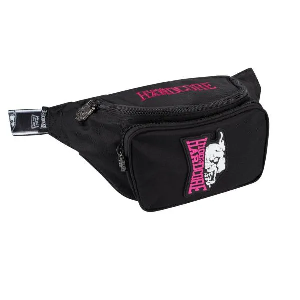 100% Hardcore Gürteltasche "Branded Rage" schwarz/pink