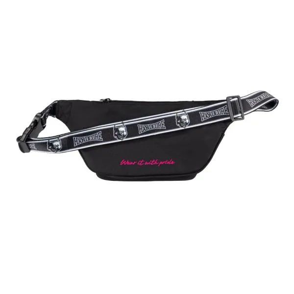 100% Hardcore Gürteltasche "Branded Rage" schwarz/pink