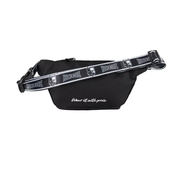 100% Hardcore Hipbag "Branded Rage" black/white