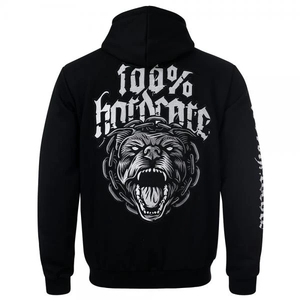 100 prozent hardcore hooded zipper