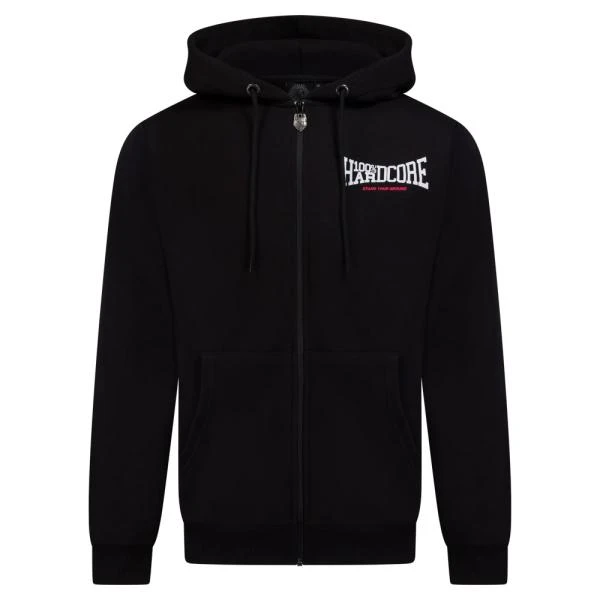100% Hardcore Hooded Zipper "Hellhound" (2XL/3XL)