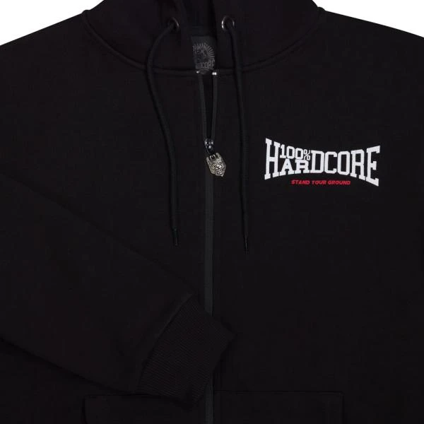 100% Hardcore Hooded Zipper "Hellhound" (2XL/3XL)
