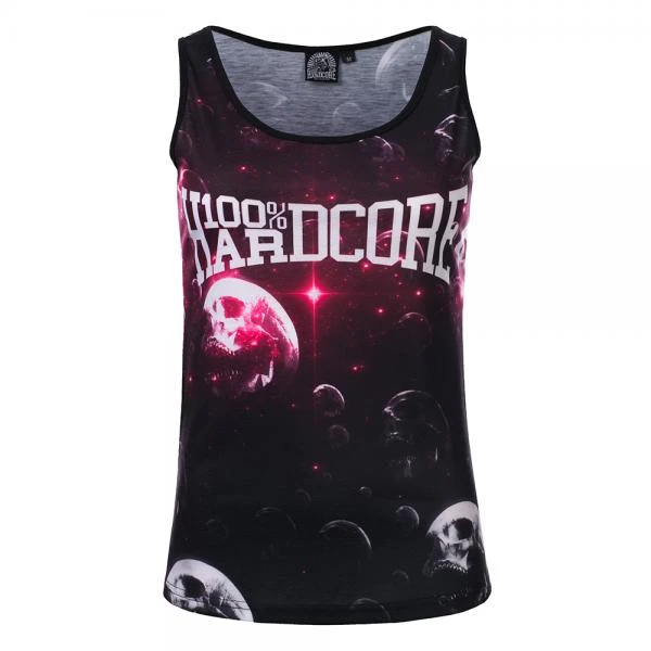 100_percent_hardcore_tanktop_lady_pink_front