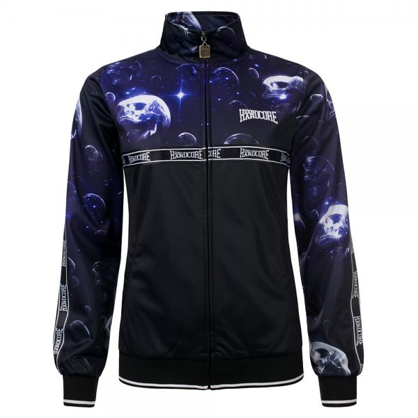 100_prozent_hardcore_lady_trainingsjacke_blau_vorne