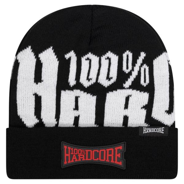 100% Hardcore Beanie "Text"