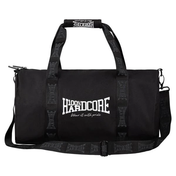 100% Hardcore Dufflebag black/white