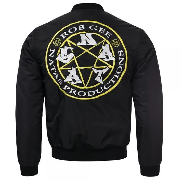 100% Hardcore & Rob GEE Bomber Jacket "Natas" (S)