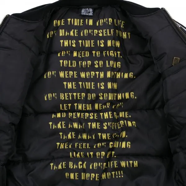 100% Hardcore & Rob GEE Bomber Jacket "Natas" (S)