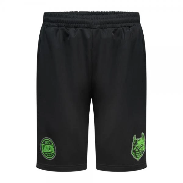 100% Hardcore Shorts "Unity" schwarz/gruen (XL)