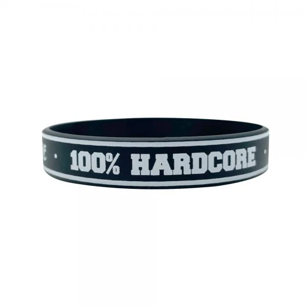 100% Hardcore Silicon Wristband"Gabber 4 Life"