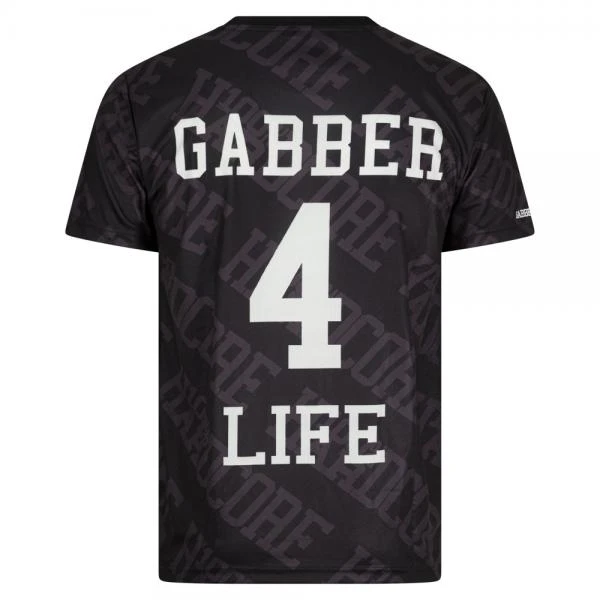 100% Hardcore Sport-T-Shirt "Gabber 4 Life" (Soccer shirt)