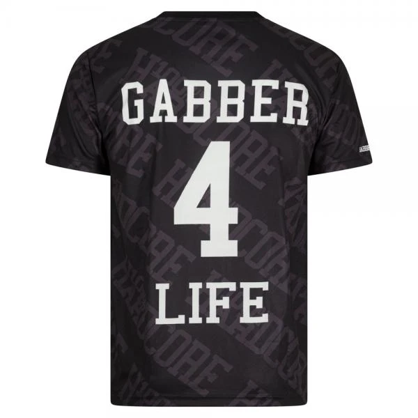 100% Hardcore Sport-T-Shirt "Gabber 4 Life" (soccer shirt)