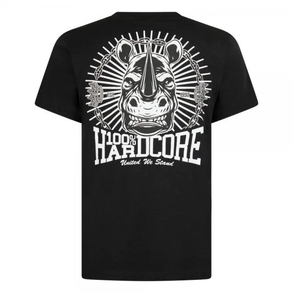 100% Hardcore T-Shirt "Rhino" front