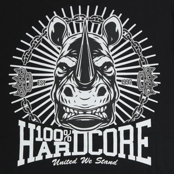 100% Hardcore T-Shirt "Rhino" Rueckseite