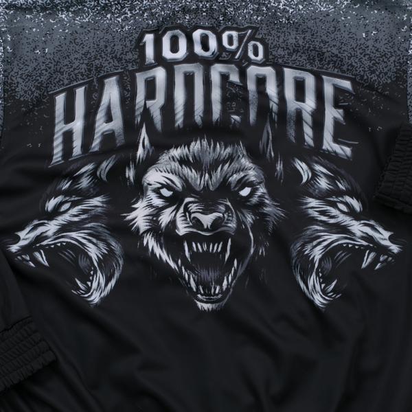 100% Hardcore Trainingsjacke "Wolfpack" schwarz