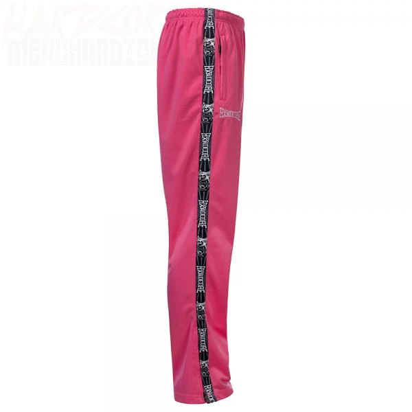 100% Hardcore Trackpants Taped Pink (Unisex) side