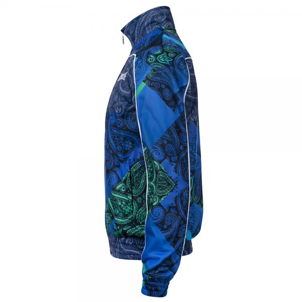 100 Procent Hardcore Trainingsjacke Age blau Seite