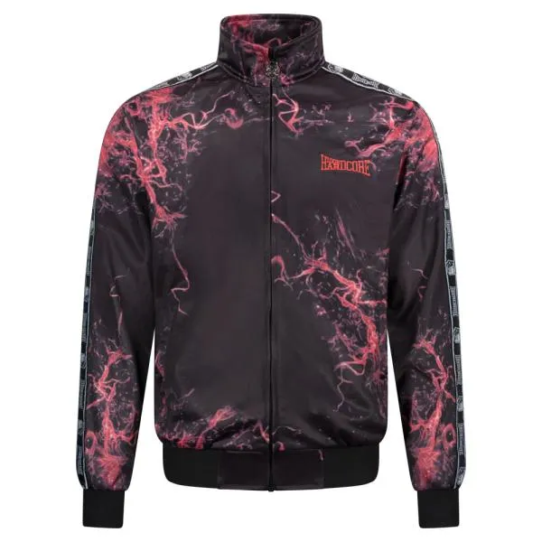 100% Hardcore Trackjacket "Flaming Dog" red