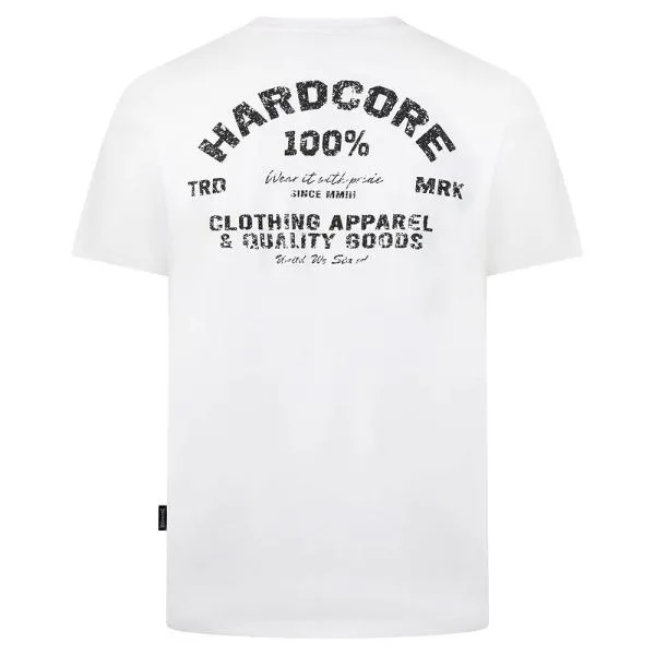 100% Hardcore T-Shirt "Apparel" weiss