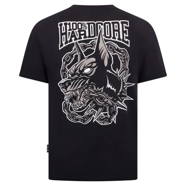 100_percent_hardcore_tshirt_broken_chain_black_back